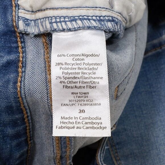 Sofia Vergara Rosa Curvy Ankle Jeans Size 18/20 Plus Womens Stretch 36 x 25.5 - Picture 9 of 11